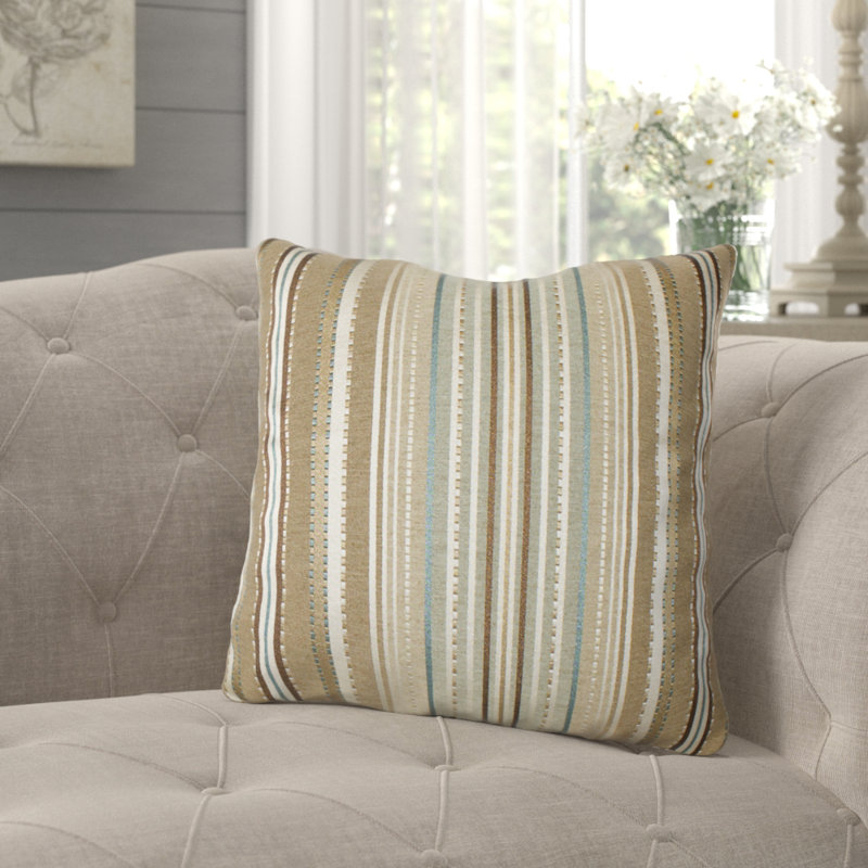 August Grove® McMullen Satin Stitch Decorative Indoor/Outdoor Throw